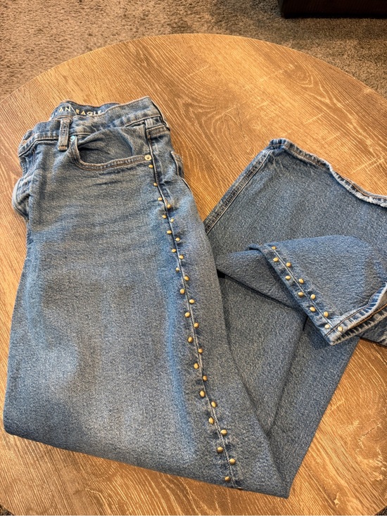 American Eagle Outfitters Denim - Studded Side Seam American Eagle Stovepipe Jeans
